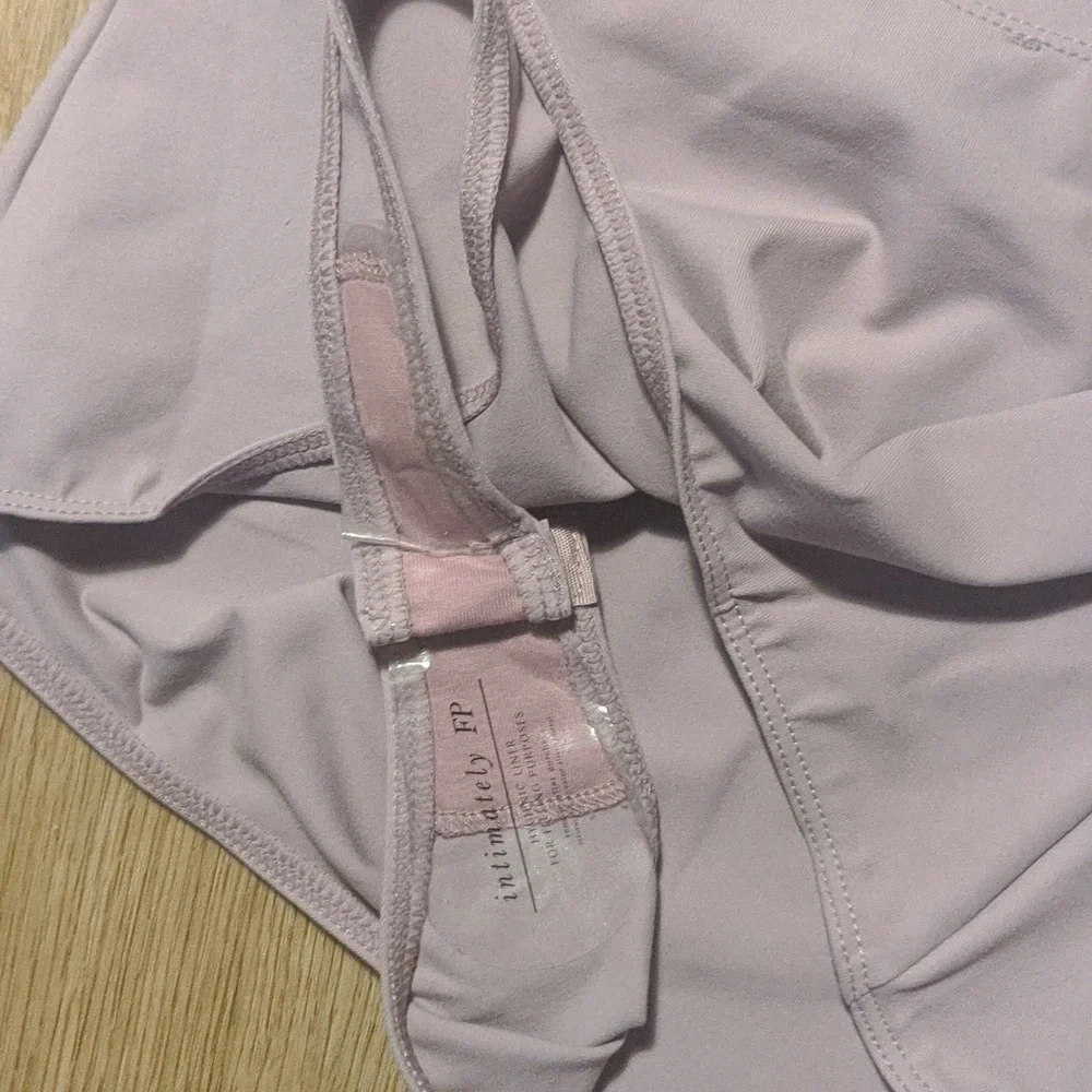 Free People Dusk til Dawn Bodysuit sz MED in Dusty Pink​​​​ - Picture 14 of 15